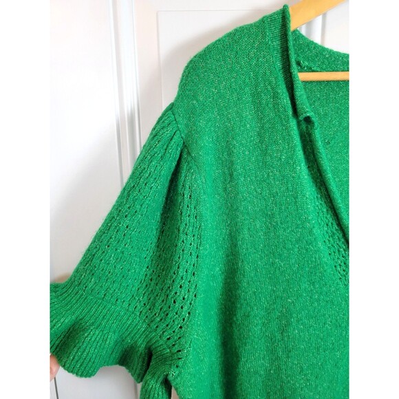 Torrid Pullover V-Neck Ruffle Elbow Sleeve Pullover Sweater Size 3X - Picture 3 of 8